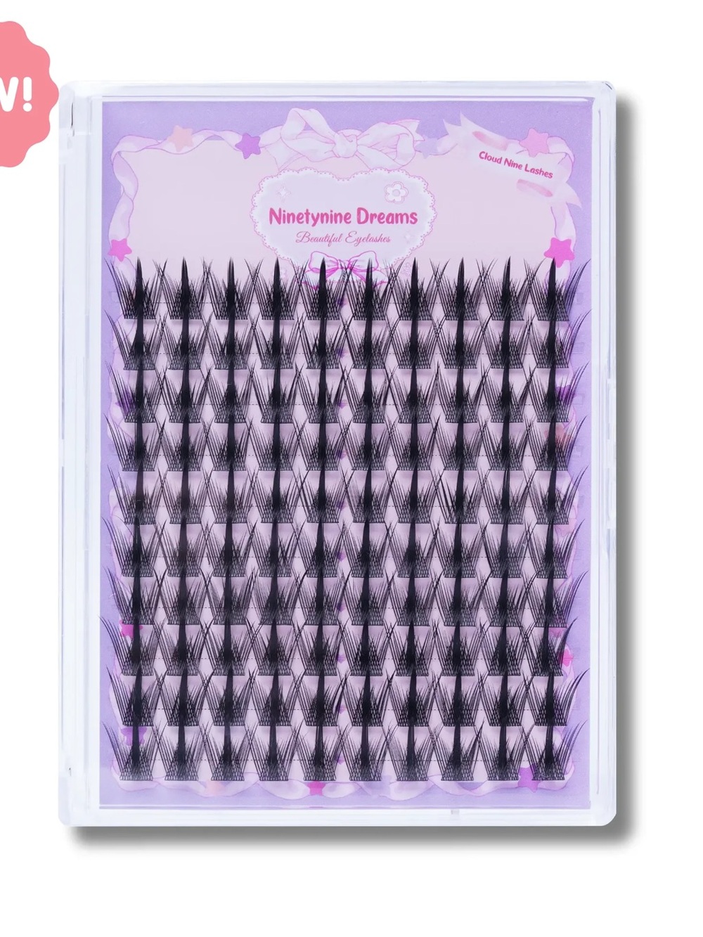 Cluster False Eyelashes - Black